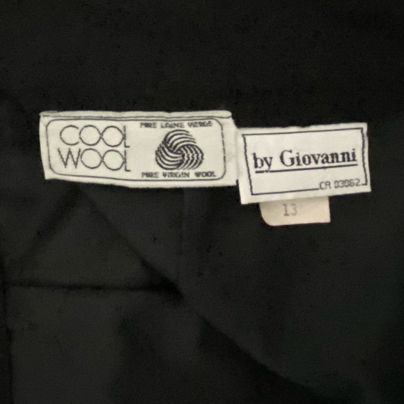 134. GIOVANNI Layered Black Pencil Skirt - Size 13 - Picture 4 of 4